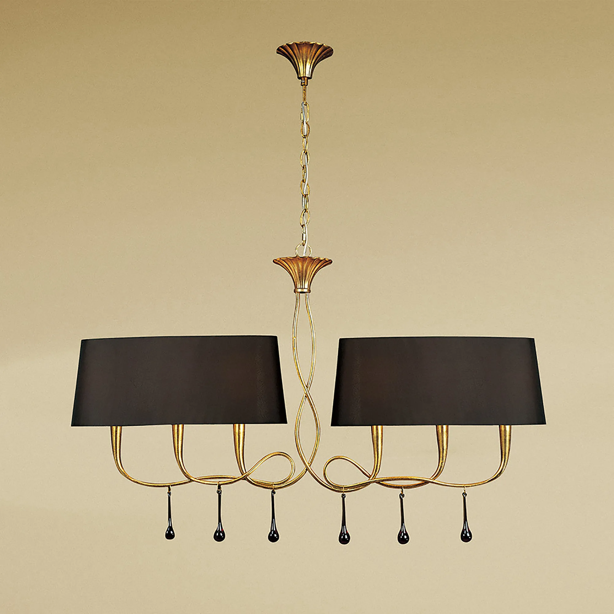 Paola Gold-Black Ceiling Lights Mantra Linear Fittings Paola Gold-Black Ceiling Lights Mantra Linear Fittings